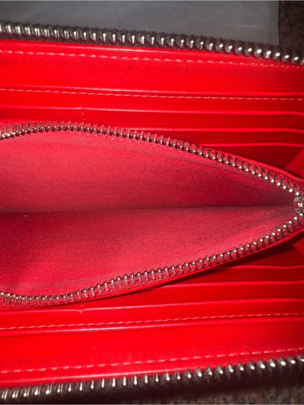Christian Louboutin lizard print spike Zip Wallet 💎pristine💎 - Picture 6 of 8